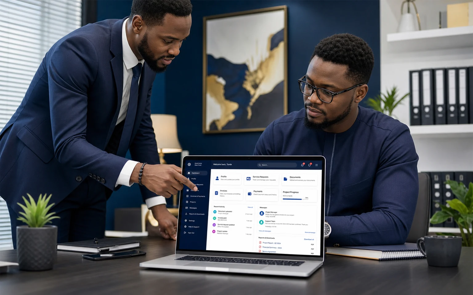 Client Portal & Dashboard Solutions