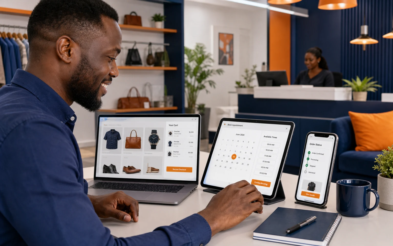 Catalog and service presentation visual