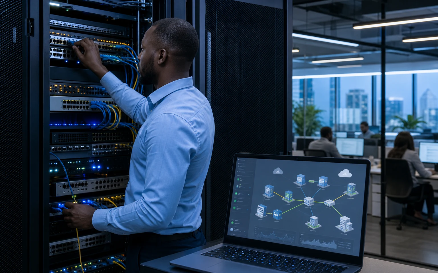 Network assessment and design visual